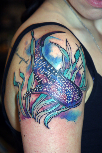 whaleshark tattoo