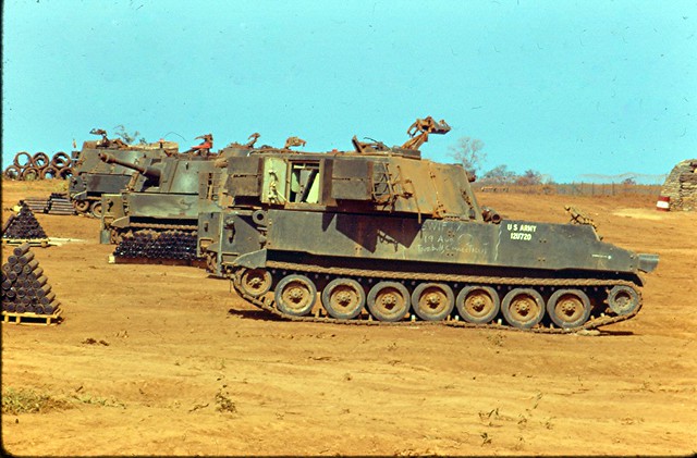M109A2 155MM SELF-PROPELLED HOWITZER Artillery Unit 11th ACR - Blackhorse - Xuan Loc - 1967