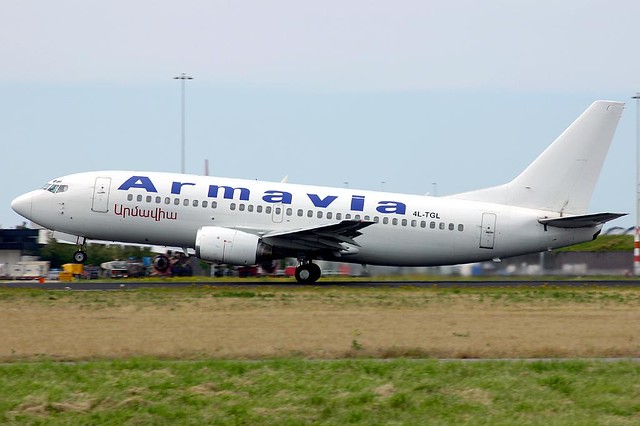 different design of Armenian Armavia Airlines