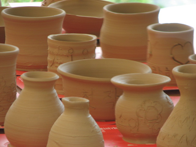Hand made-pots