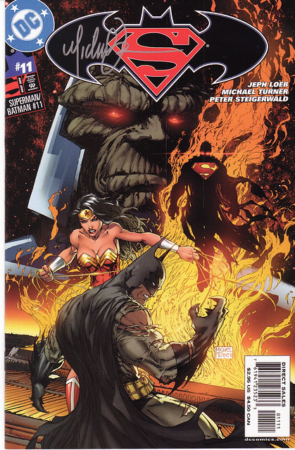 Superman Batman #11 signed by Michael Turner
