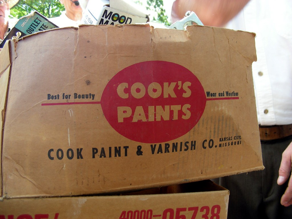 Cook's Paints box | My Dad worked at Cook Paint as a chemist… | Flickr
