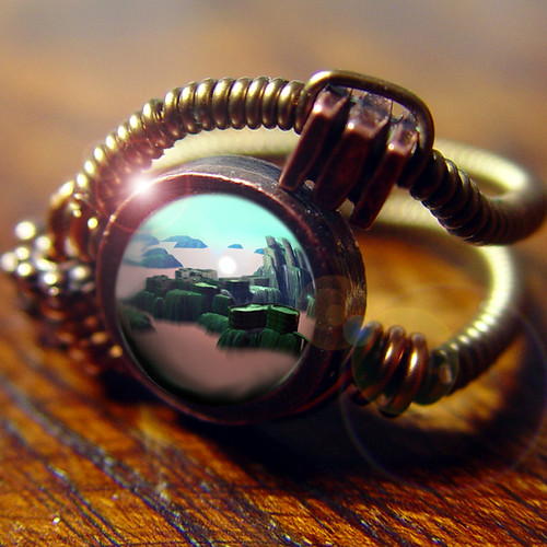 Steampunk Dimensional Fantasy ring | Steampunk Fantasy ring … | Flickr