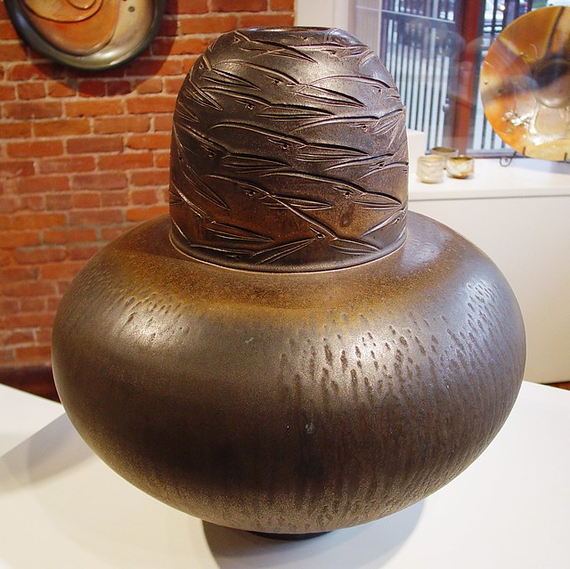 Heron Turban 1987 by Frank Boyden and Tom Coleman at the American Museum of Ceramic Art Pomona, California