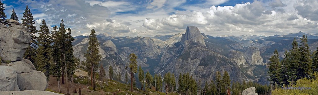 Yosemite - Panorama From Glacier Point by Darvin Atkeson