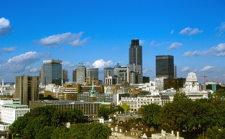 London - City from Tower Bridge