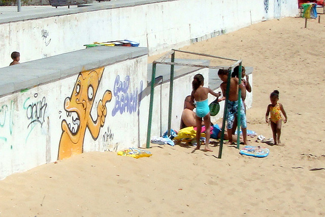 Graffiti on the Beach