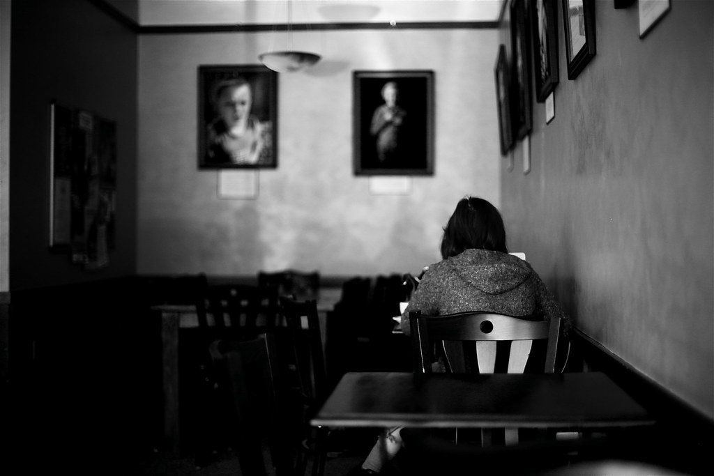 Girl in Cafe 3
