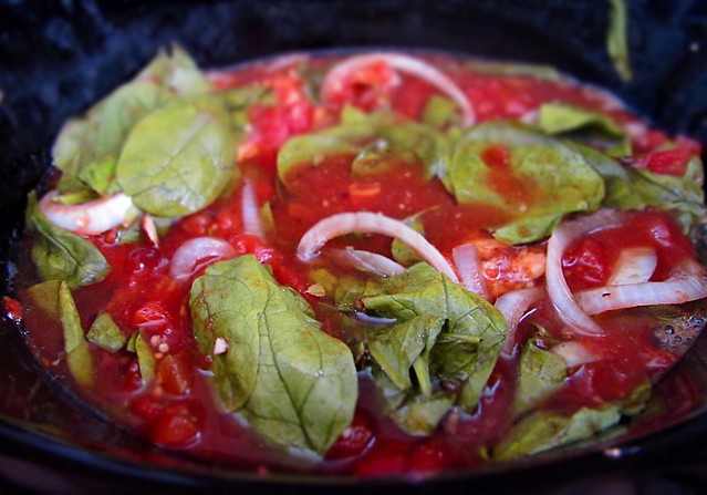 Slow Cooker Tomato Balsamic Chicken