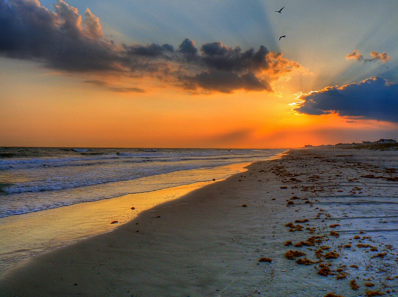 Atlantic Beach HDR Sunset - Explored