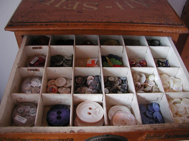 collection of nacre buttons