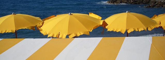 Bordighera - umbrellas 3 of 3...in memory of summer