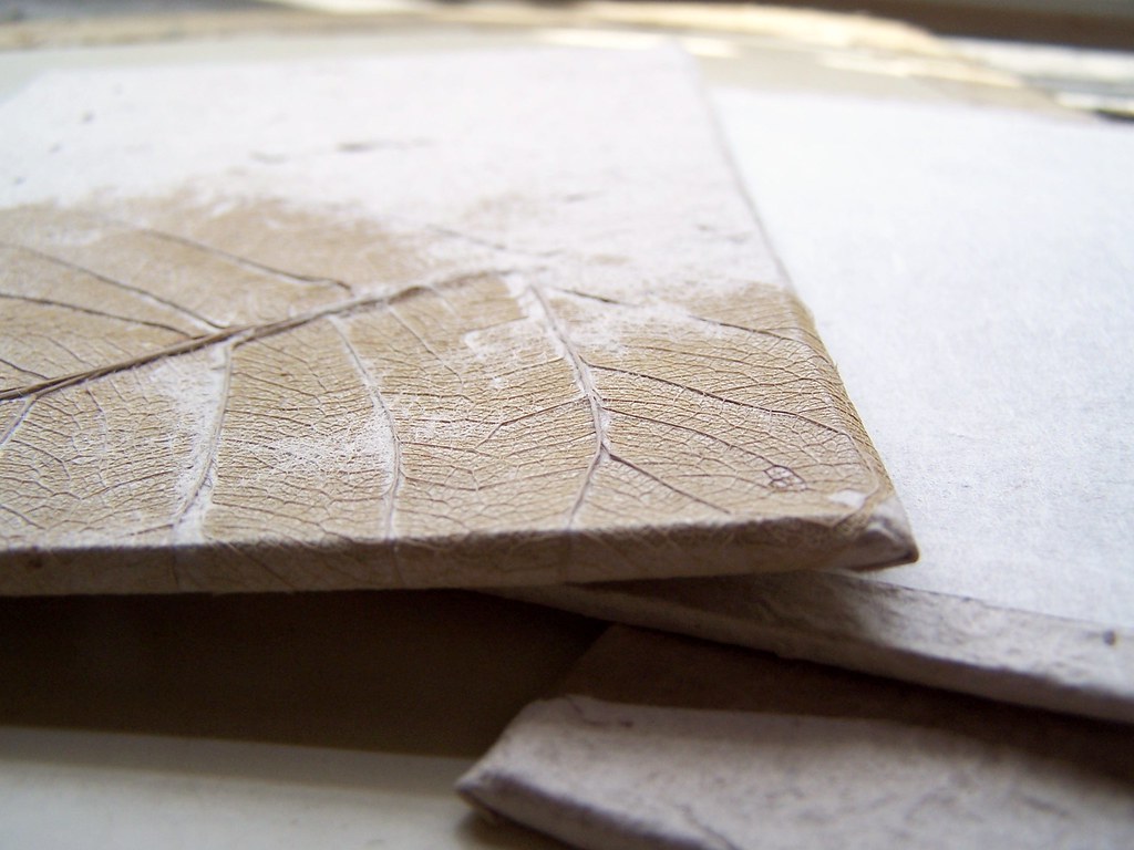 book cover handmade paper, leaf handmade paper over davey b…