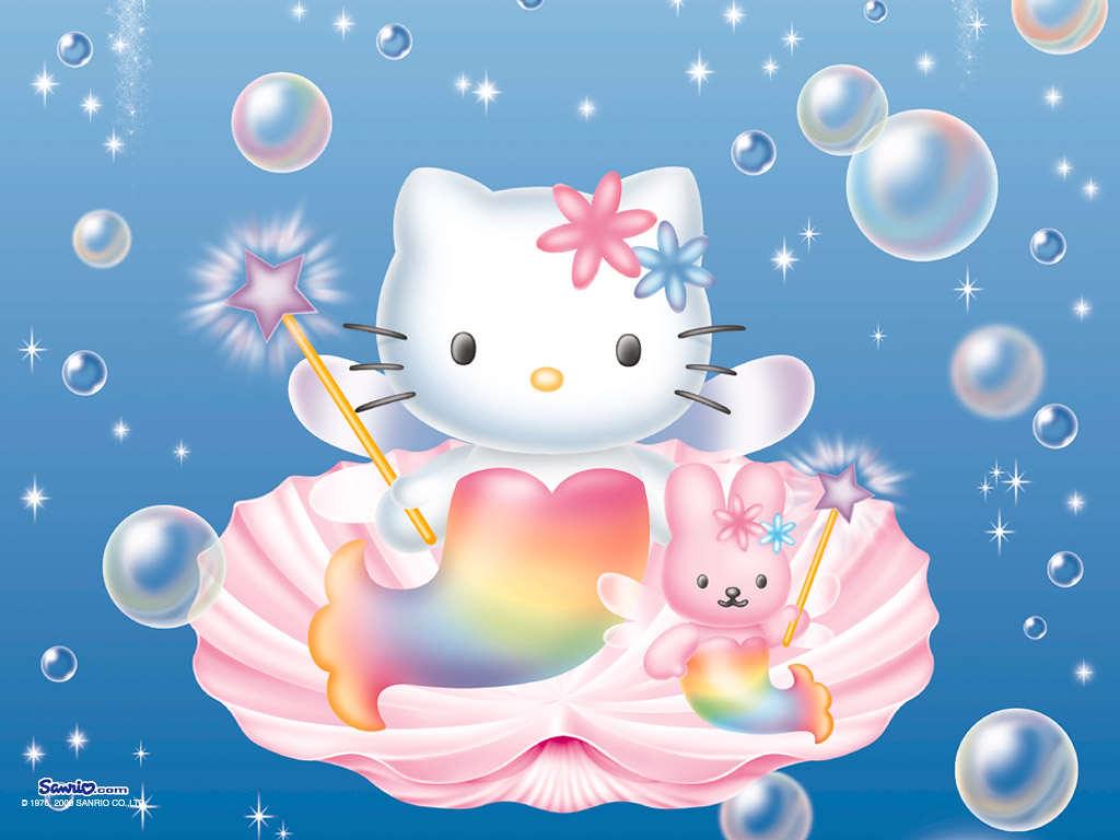 HD wallpaper hello kitty desktop pink color copy space pink background   Wallpaper Flare