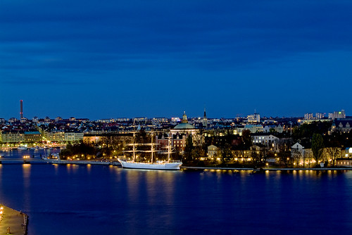 Estocolmo de noche  " Blue hour " by hector melo