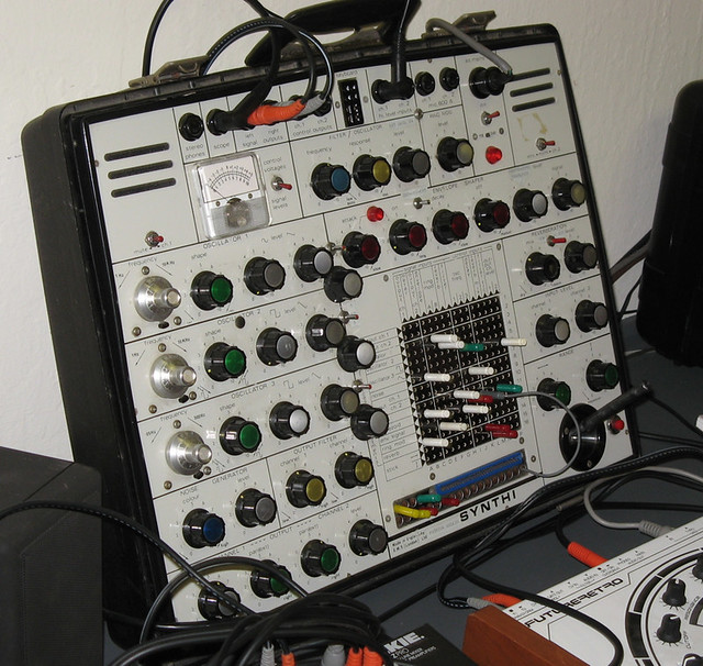 EMS Synthi analog synthesizer