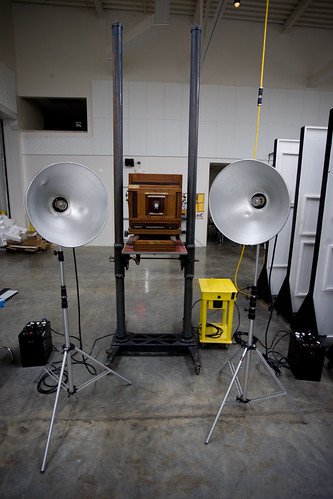 portrait studio antique setup largeformat speedotron viewcamera rcc strobes 11x14 lightingsetup