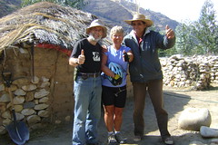 José Antonio, Nancy, and Daniel at Tingo Chico