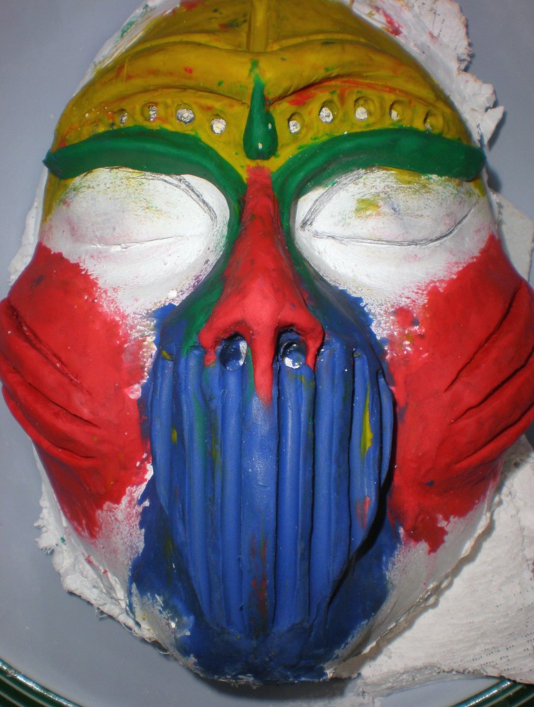 Alien Mask | This is the mask that was made out of the mold … | Flickr