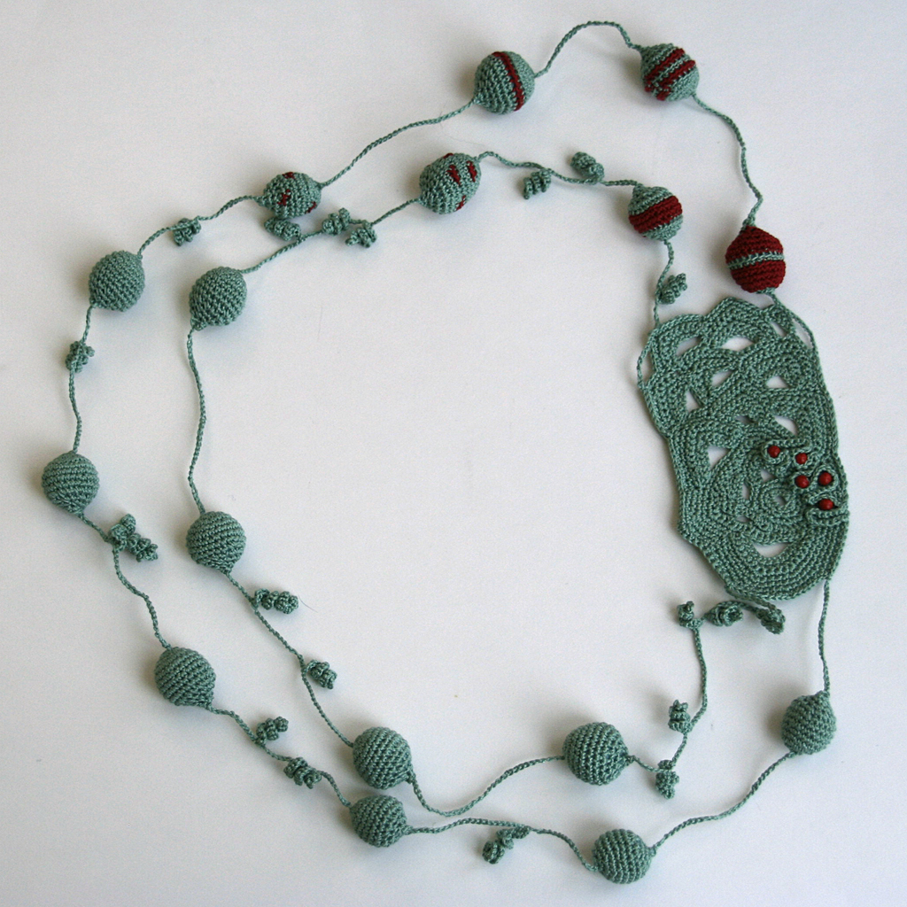 long crochet necklace | whole lengh: 88 cm | ulaniulani | Flickr