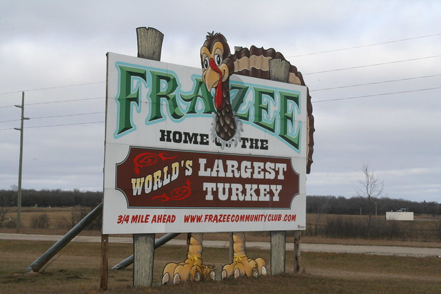Frazee Home of the World's Largest Turkey