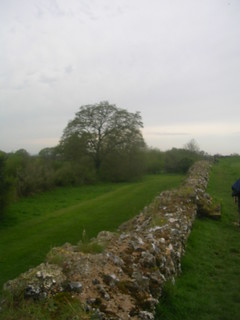 Calleva wall Mortimer to Aldermaston 