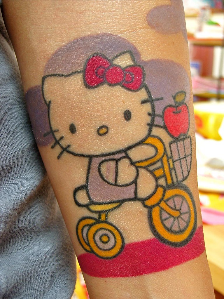 Hello Kitty Tattoo Sleeve by @tamolly73 - Tattoogrid.net