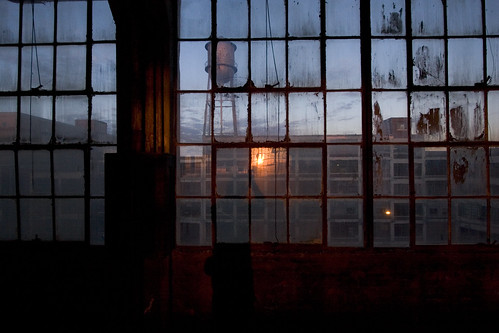 morning windows urban sunlight reflection window sunrise reflections dawn industrial factory detroit warehouse urbanexploration abandonment rustbelt urbex abigfave