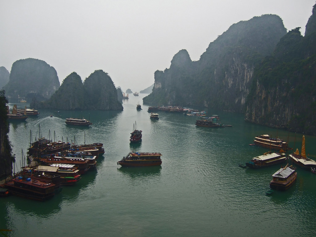 The view from Hang Sung Sot - Halong Bay, Vietnam