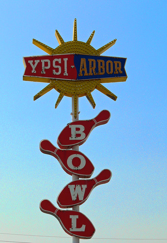 red usa sun up sign cool view michigan annarbor bowl pins brunswick ypsilanti bowling damncool