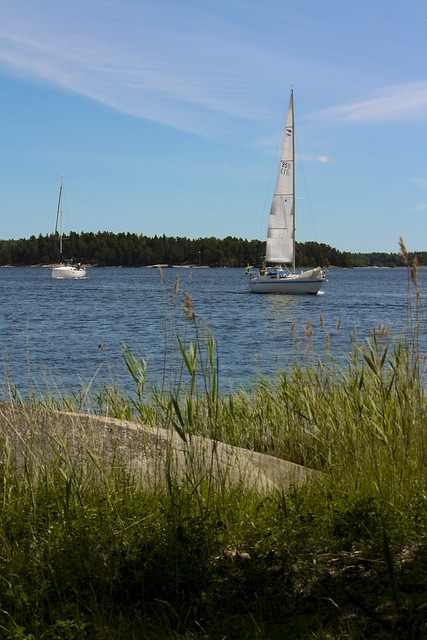 segelbåtar, 2008 Stockholms skärgård
