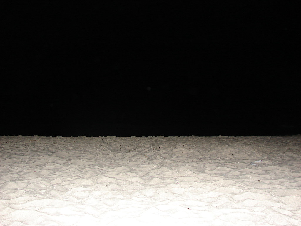 Beach at night, Naples