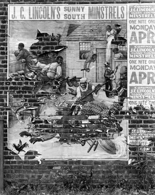 Walker Evans: Minstrel poster, Alabama, 1936