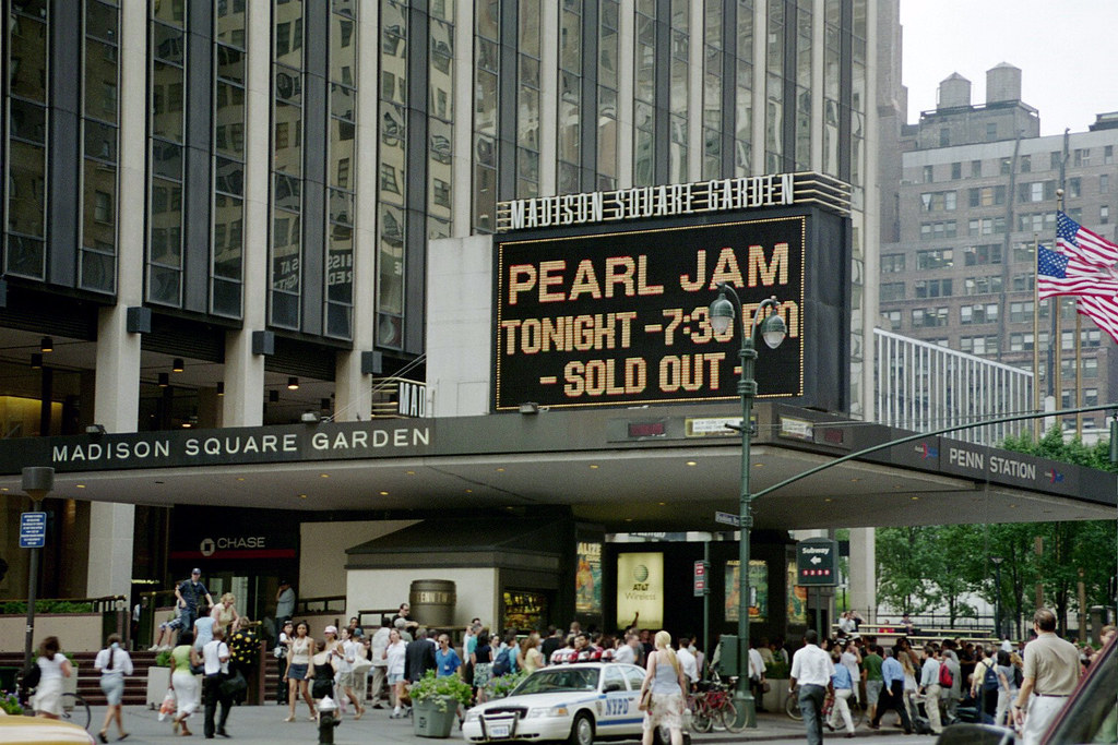 Pearl Jam Msg Marquee The Reason I Was In Nyc The First O Flickr