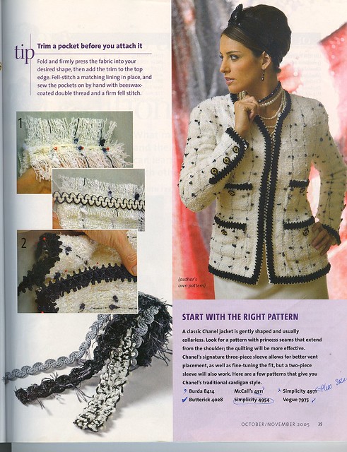 Chanel Jacket Threads 121 (pg 6), Article by Susan Khalje…