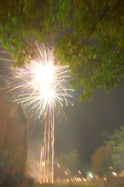 Tufts University fireworks, 30 April 2010