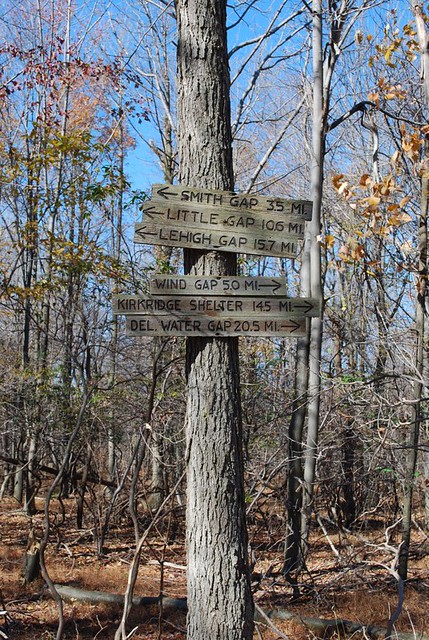 Appalachian Trail Distance Signs