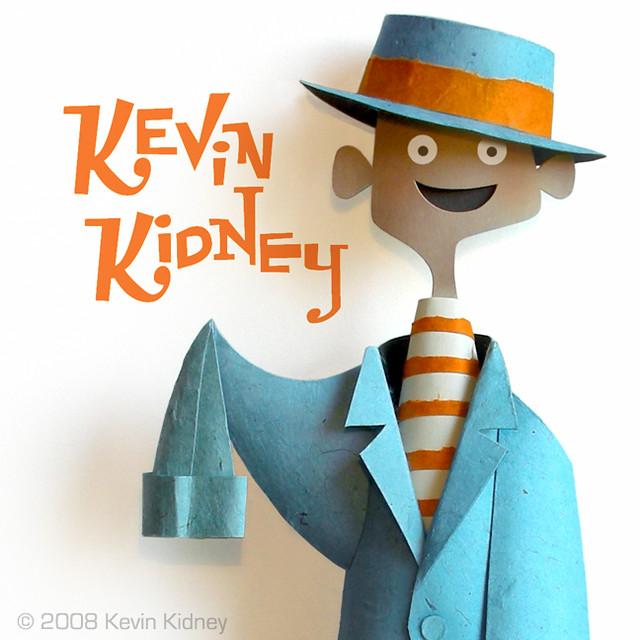 Kevin Kidney Paper Sculpture