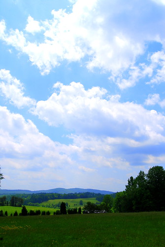 sky mountains field clouds landscape virginia meadow appalachians franklincounty