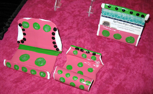 Handmade Business Card Holders for PinkFest