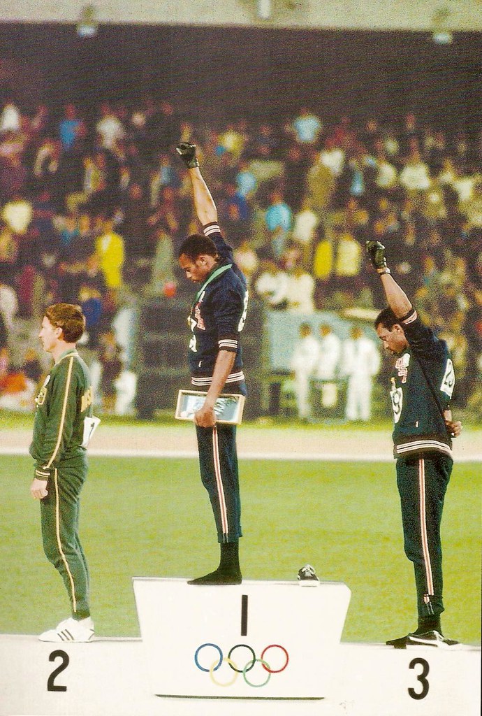 Tommie Smith, Peter Norman & John Carlos at The 1968 Olymp… | Flickr