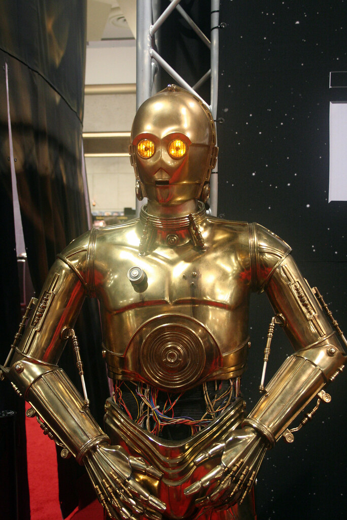 C3P0 Model at Comic-Con