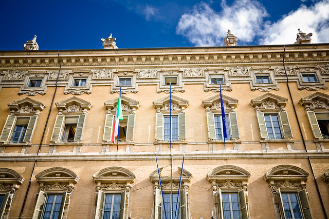 The Blue Over Madama Palace (Senato della Repubblica - Palazzo Madama - Roma - Italia - Italy)