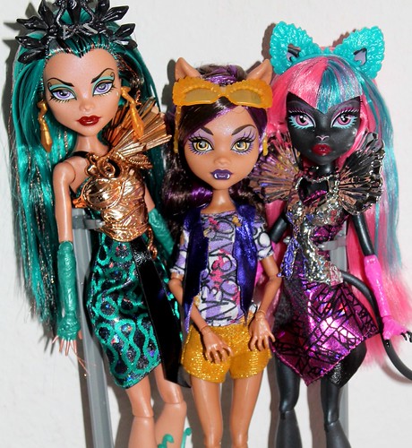 Monster High ♥ Nefera de Nile , Catty Noir & Clawdeen Wolf ♥ Boo York Boo York ♥ Doll | by MonsterHighDM