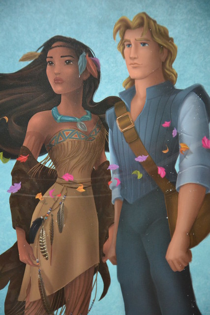 Pocahontas et John Smith Fairytale Designer Doll Disney 5526 / 6000