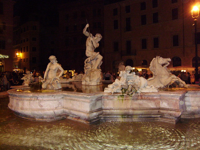 Fontana di Nettuno (1574), Piazza Navona