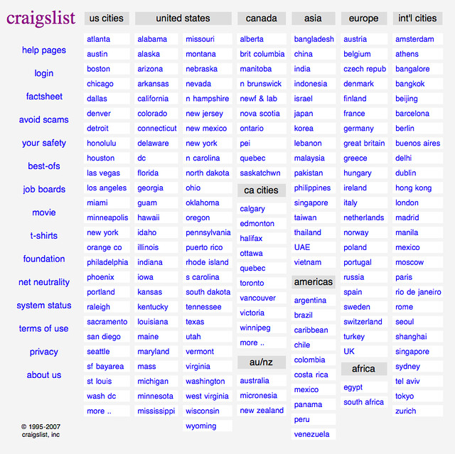 craigslist classifieds: jobs, housing, personals, for sale ...