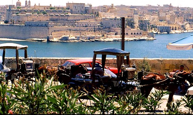 Malta, Valetta - Blick nach Vittoriosa, M3/12345