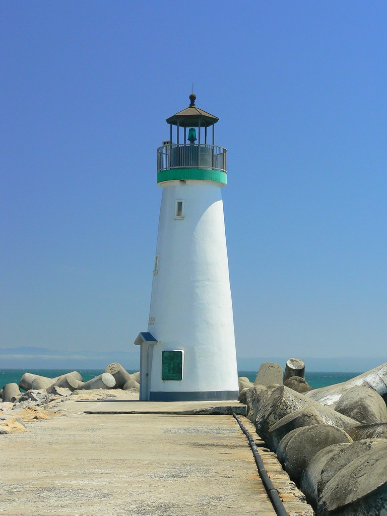 Santa Cruz Breakwater (Walton) Lighthouse, CA
