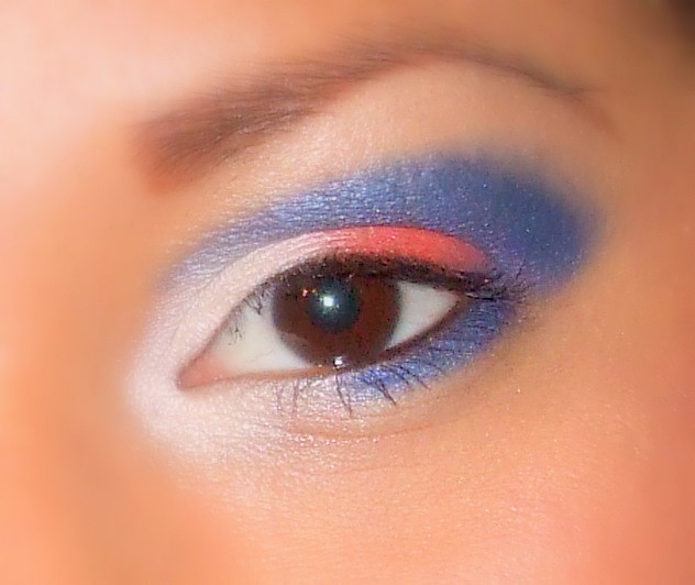 Patriotic eyeshadow